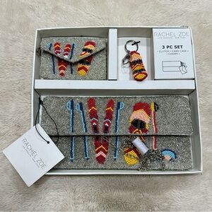 Rachel Zoe Kids Silver and Multicolor Beaded Bag Set